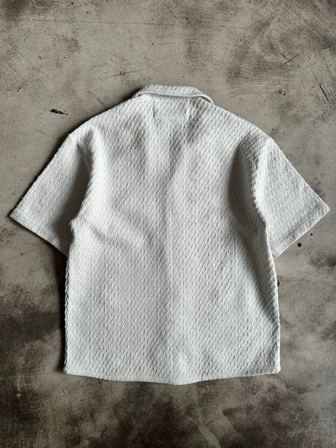 Heavy Knitted Shirt - Blanca