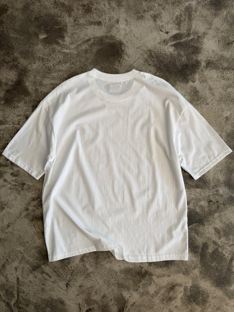 Semiboxy Cotton Tee - White