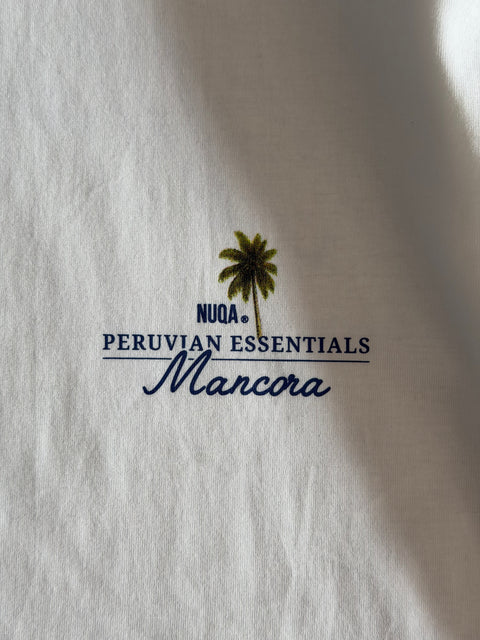 Peruvian Essentials - Máncora Long Sleeve Tee - Blanco
