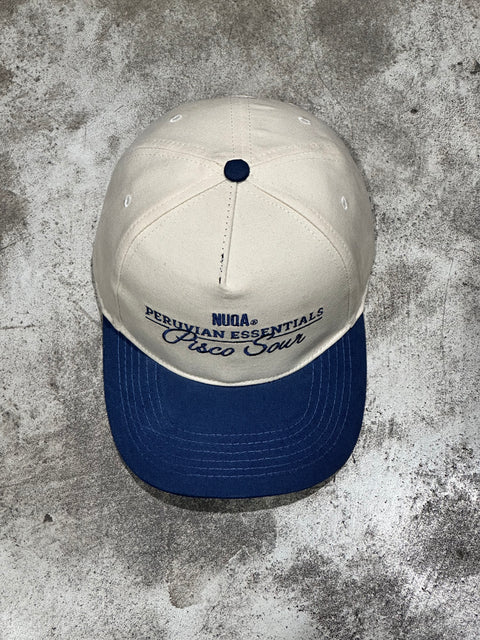 Peruvian Essentials - Pisco Sour Hat - Hueso/azul
