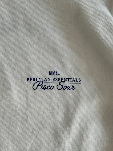Peruvian Essentials - Pisco Sour Semi Boxy Tee - Blanco