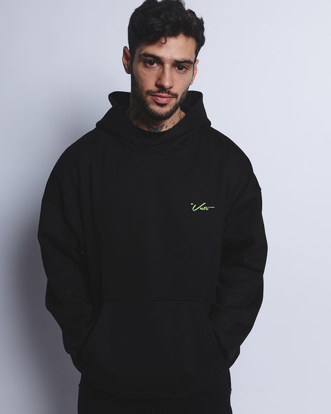 Venture Fear Is Not Real Hoodie - Negro