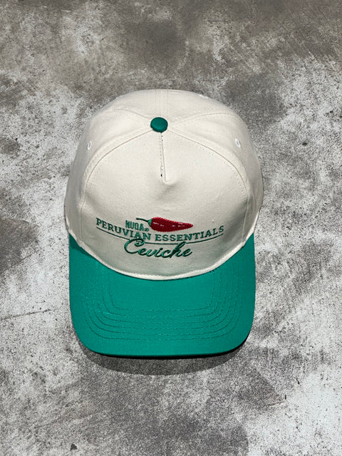 Peruvian Essentials - Ceviche Hat - Hueso/verde