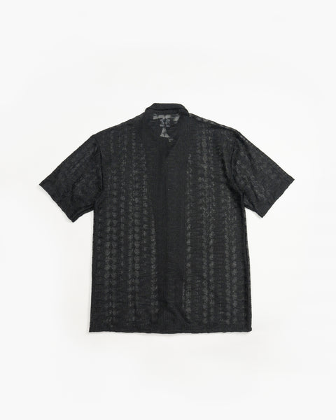 Essential Textured Shirt - Black