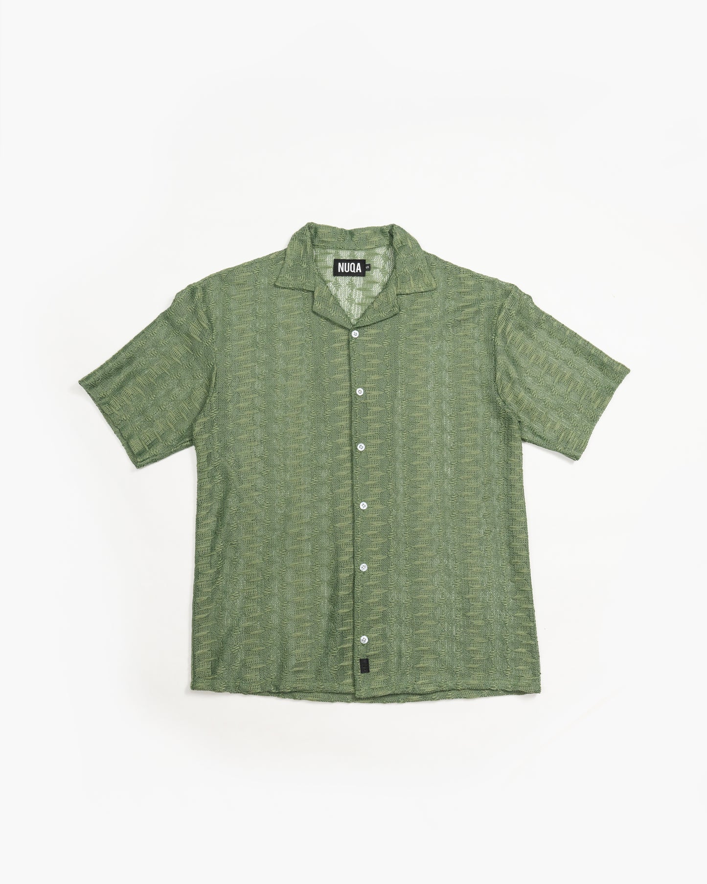 Essential Textured Shirt - Olivo