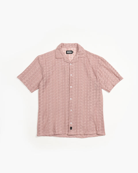 Essential Textured Shirt - Rosewood