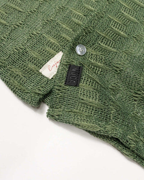 Essential Textured Shirt - Olive