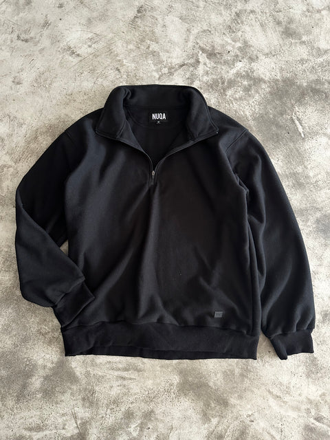 1/4 Zip Warmer Negro