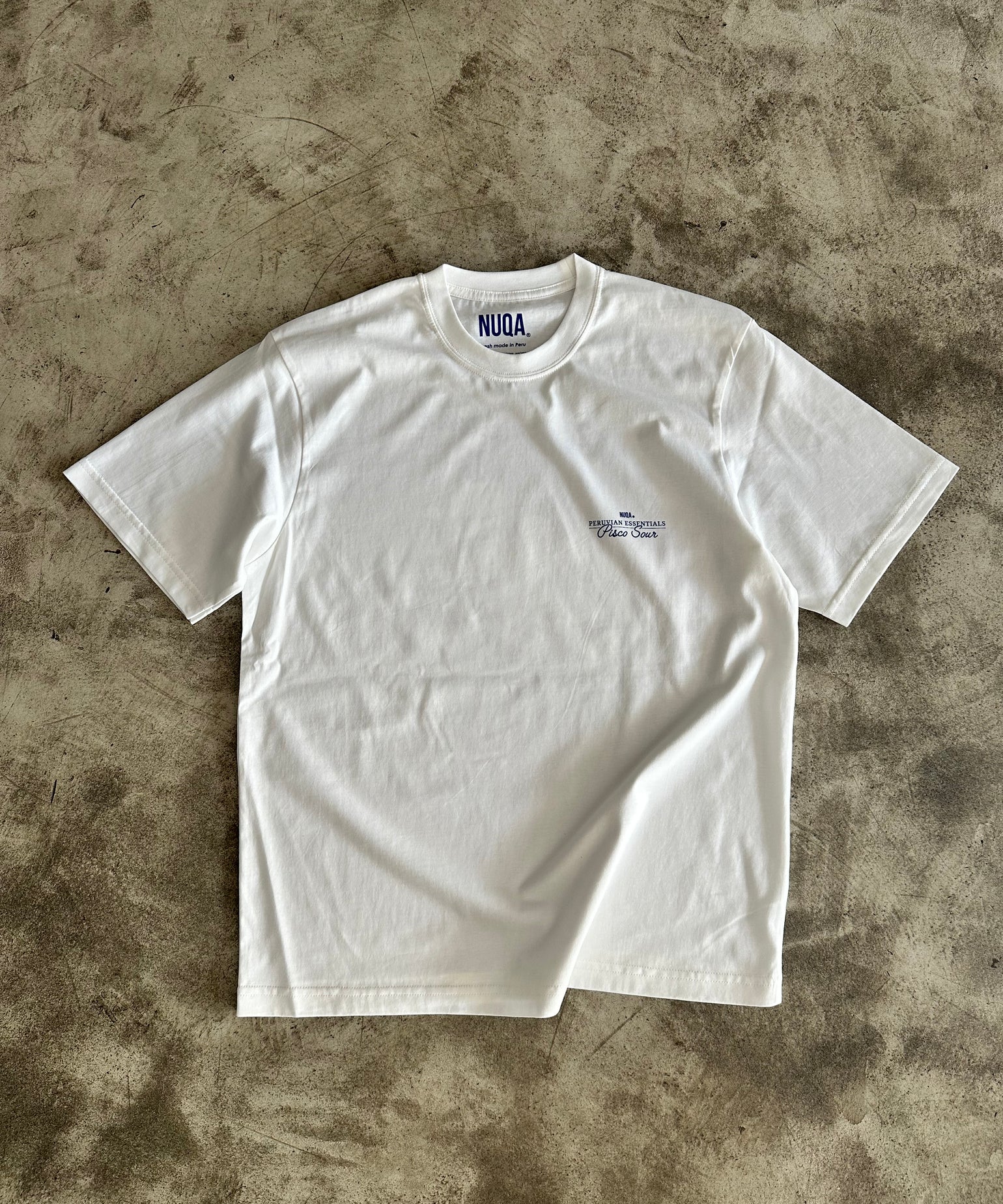 Peruvian Essentials - Pisco Sour Semi Boxy Tee - Blanco – Nuqa