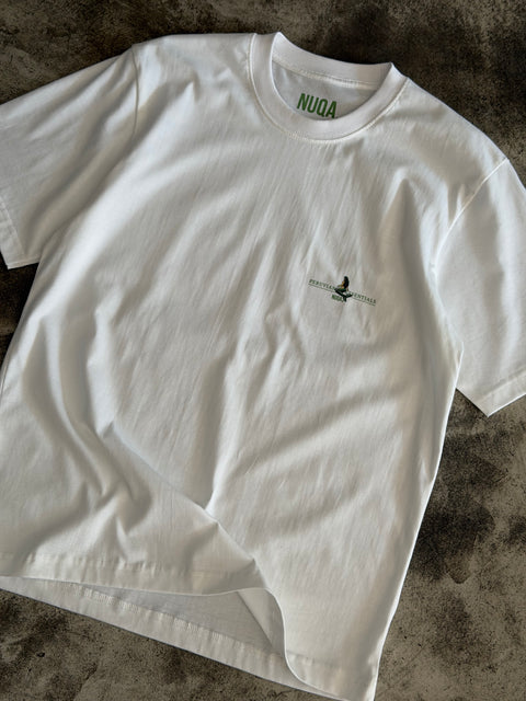 Peruvian Essentials - Huacachina Semi Boxy Tee - Blanco