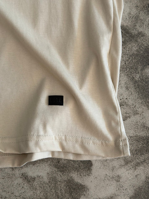 Semiboxy Cotton Tank - Bone