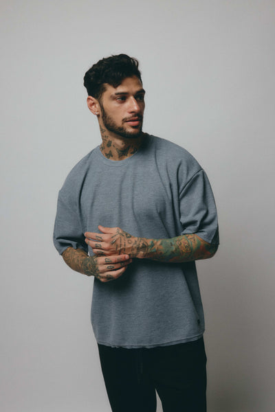 Waffer Oversized Tee - Gris