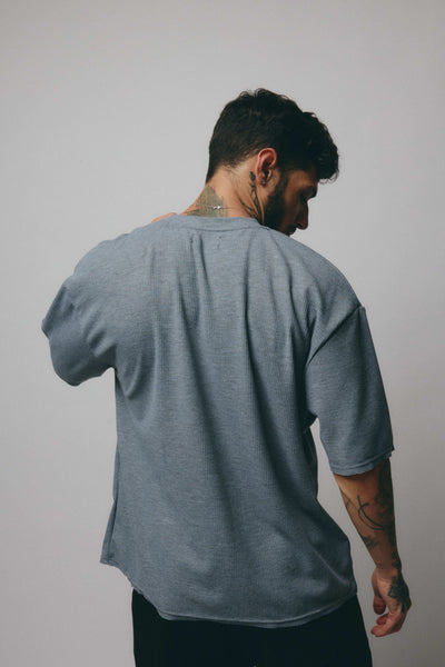 Waffer Oversized Tee - Gris