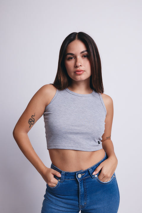 Comfort Pima Top - Grey