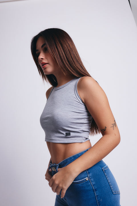 Comfort Pima Top - Grey