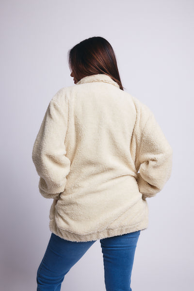 Oversized Pocket Fleece - Hueso