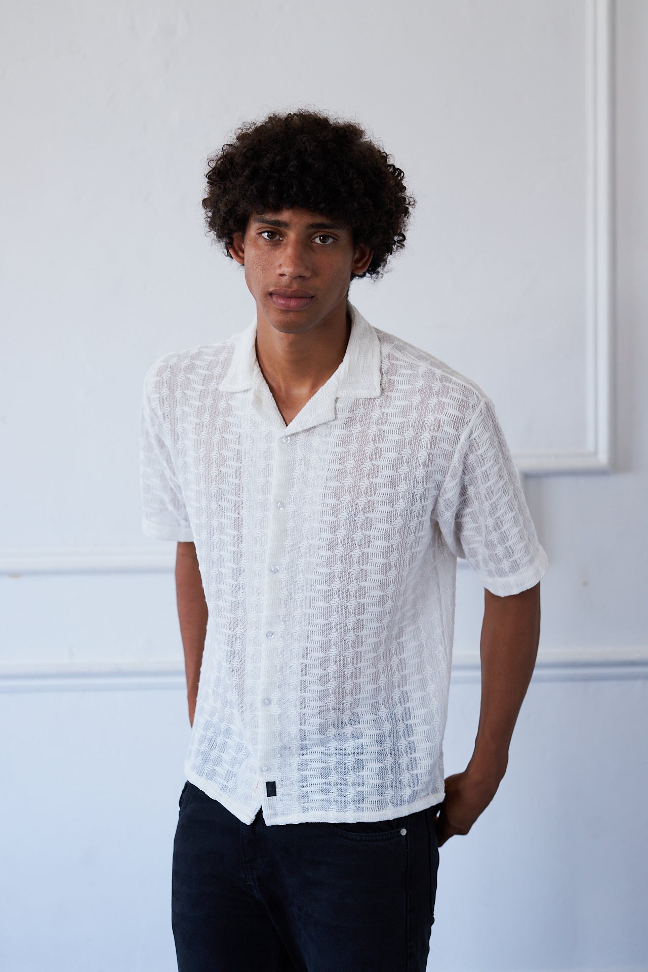 Essential Textured Shirt - Blanca – Nuqa