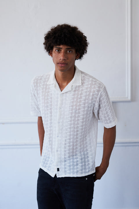 Essential Textured Shirt - White