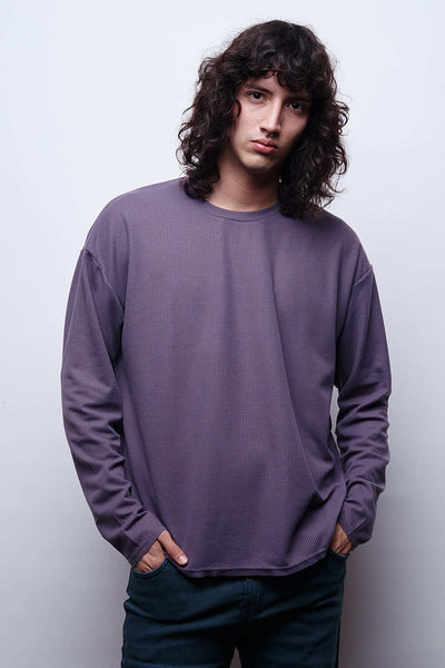 Waffer Essential Long Sleeve Tee - Uva