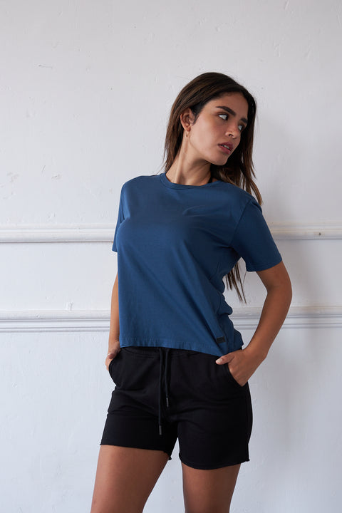 Permium Pima SS24 Women's Tee - Bluewing Teal