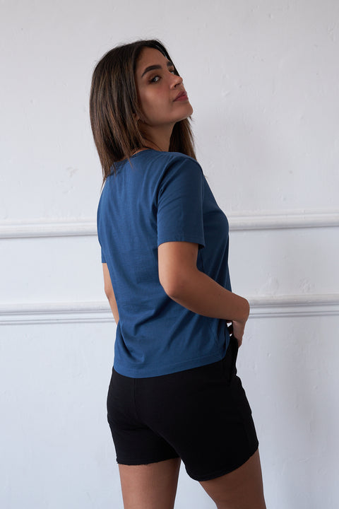 Permium Pima SS24 Women's Tee - Bluewing Teal
