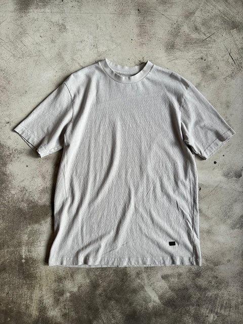 Tee lavado cromado 12/1 - Cinza