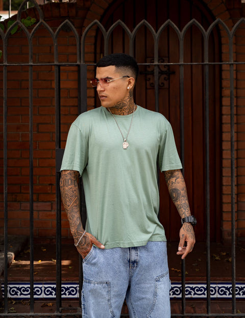 Essential Pima Tee - Emerald Green