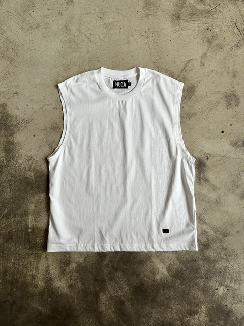 Semi Boxy Summer Tank - Blanco