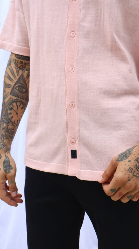 Essential Knitted Shirt - Peach