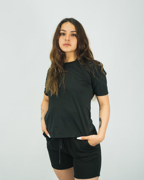 Permium Pima SS24 Women's Tee - Black Beauty