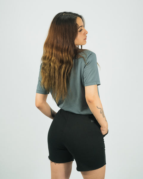 Premium Pima Women‘s Tee - Steel Gray