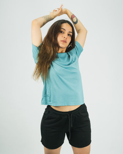 Premium Pima Women‘s Tee - Arctic Blue