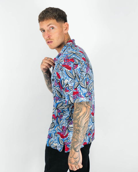 Chimera Palms Shirt - Sky