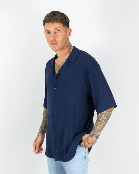 Oversized Ibiza Linen Shirt 23 - Azul