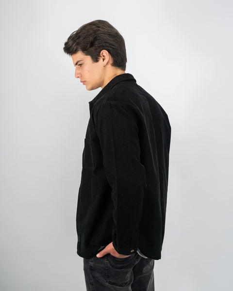 Corduroy Overshirt - Black