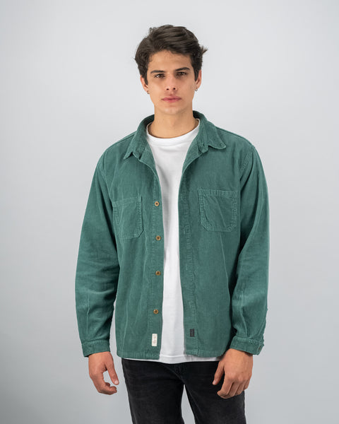Corduroy Overshirt - Verde