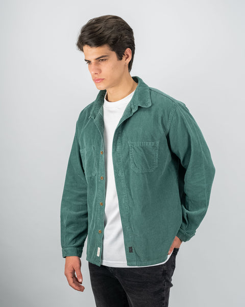 Corduroy Overshirt - Verde