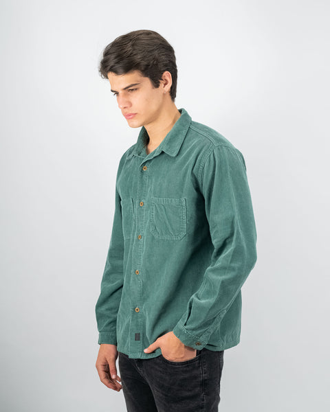 Corduroy Overshirt - Verde