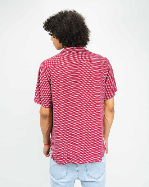 Ibiza Chalis Shirt 23 - Paisley Red