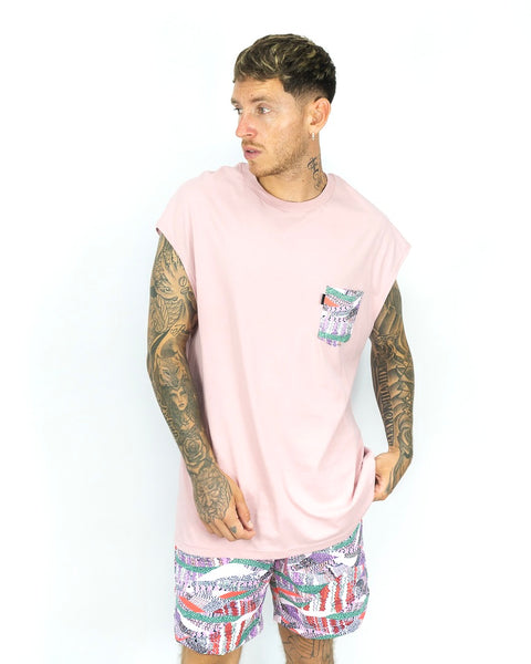 Oversized Quimera Pocket Tank - Palo Rosa