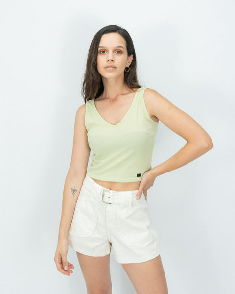 Slim V Waffer Top - Limón
