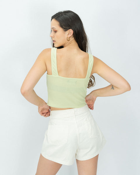 Slim V Waffer Top - Limón