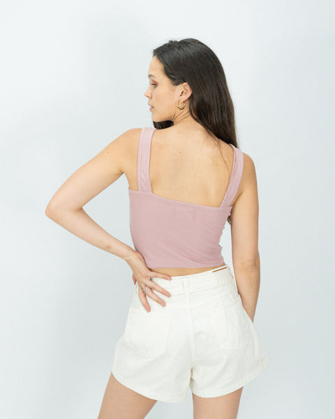 Slim V Waffer Top - Rosewood