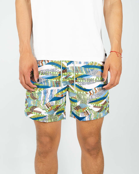 Chimera Retro Swimshort - Green 