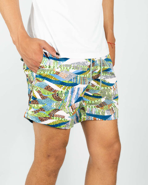 Chimera Retro Swimshort - Green 