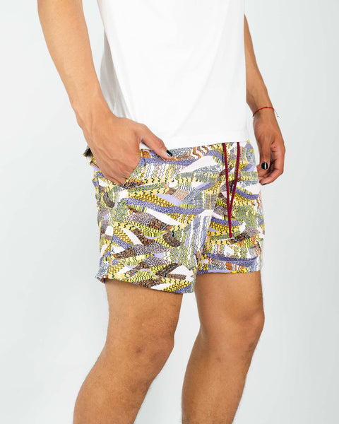 Chimera Retro Swimshort - Yellow