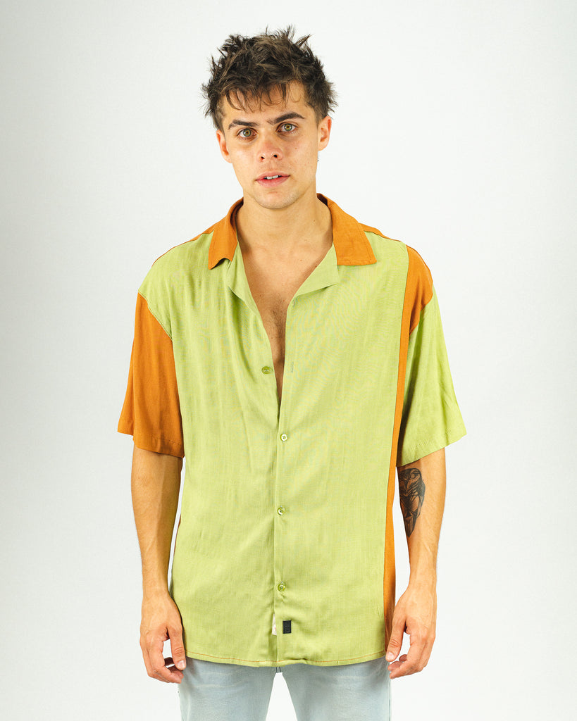 Ibiza Vintage Linen Shirt - Verde