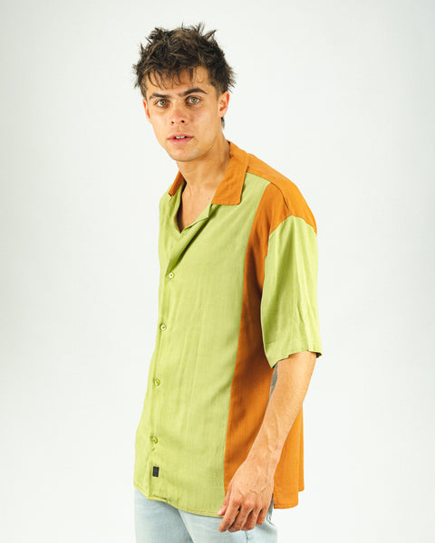 Ibiza Vintage Linen Shirt - Verde
