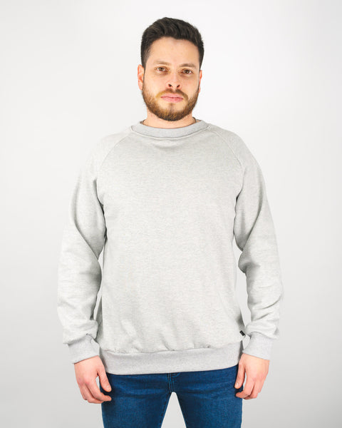 Essential Crew Neck Sweater - Gris