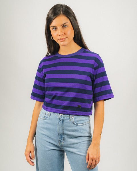 Oversized Ibiza Women's Tee - Purple Dawn